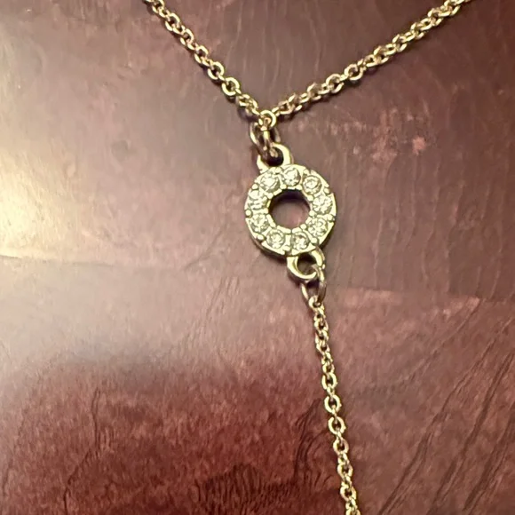 Ann Taylor Gold Lariat Necklace - Picture 3 of 5